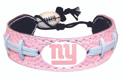 New York Giants Bracelet Pink Football CO-0