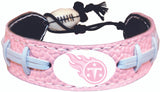 Tennessee Titans Bracelet Pink Football CO-0