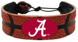 Alabama Crimson Tide Bracelet Classic Basketball A Logo Alternate-0