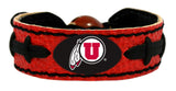 Utah Utes Bracelet Team Color Football CO-0