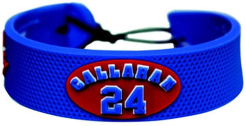 New York Rangers Bracelet Team Color Jersey Ryan Callahan Design CO-0