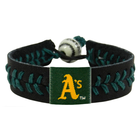 Oakland Athletics Bracelet Team Color Baseball Black CO-0