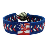 New York Mets Bracelet Team Color Baseball Stars and Stripes CO-0