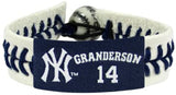 New York Yankees Bracelet Genuine Baseball Curtis Granderson CO-0