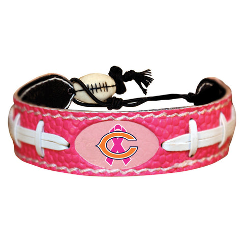 Chicago Bears Bracelet Breast Cancer Awareness Ribbon Pink Football CO-0