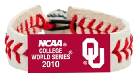 Oklahoma Sooners Bracelet Classic Baseball 2010 College World Series CO-0