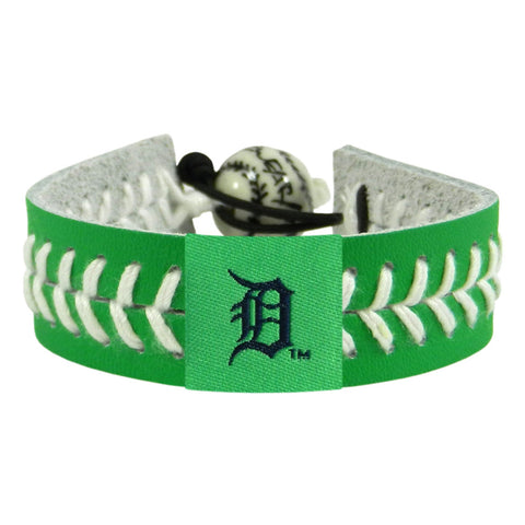 Detroit Tigers Bracelet Team Color Baseball St. Patrick's Day CO-0