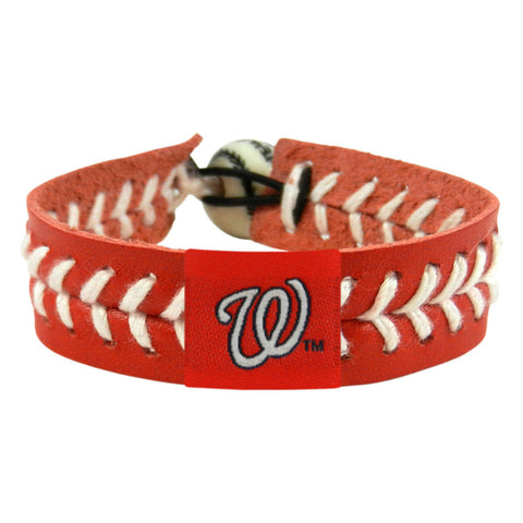 Washington Nationals Bracelet Team Color Baseball CO-0