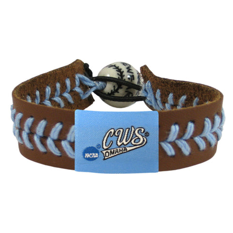 College World Series Bracelet Classic Baseball Logo Brown CO-0