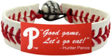 Philadelphia Phillies Bracelet Classic Baseball Hunter Pence Good Game Let's Go Eat CO-0