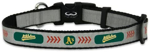 Oakland Athletics Pet Collar Reflective Baseball Size Toy CO-0