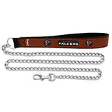 Atlanta Falcons Pet Leash Leather Chain Football Size Large CO-0