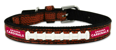 Arizona Cardinals Pet Collar Leather Classic Football Size Toy CO-0