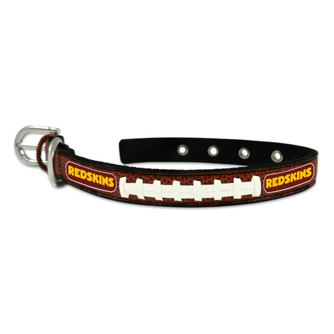 Washington Redskins Pet Collar Leather Classic Football Size Small CO-0