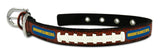 West Virginia Mountaineers Pet Collar Classic Football Leather Size Small CO-0