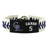 Colorado Rockies Bracelet Genuine Jersey Carlos Gonzalez Design CO-0