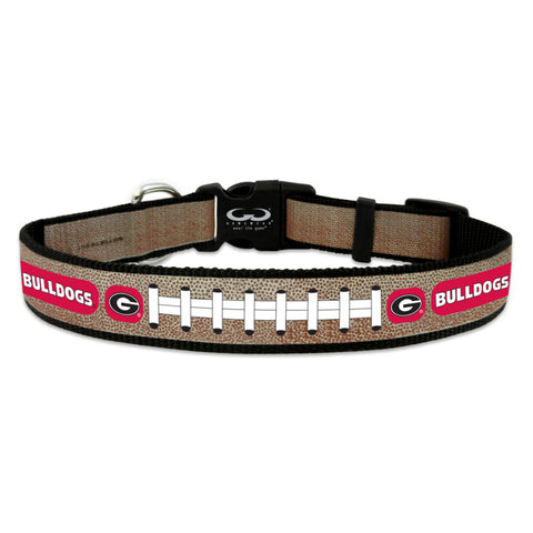 Georgia Bulldogs Pet Collar Reflective Football Size Large CO-0