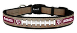 Texas A&M Aggies Pet Collar Reflective Football Size Large CO-0