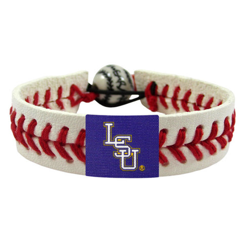 LSU Tigers Bracelet Classic Baseball Alternate-0