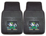 Notre Dame Fighting Irish Heavy Duty 2-Piece Vinyl Car Mats-0