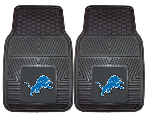 Detroit Lions Car Mats Heavy Duty 2 Piece Vinyl-0