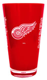 Detroit Red Wings Glass 20oz Pint Plastic Insulated CO-0