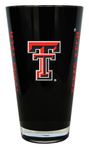 Texas Tech Red Raiders Glass 20oz Pint Plastic Insulated CO-0