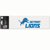 Detroit Lions Decal 3x10 Perfect Cut Wordmark Color-0