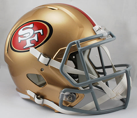 San Francisco 49ers Deluxe Replica Speed Helmet-0