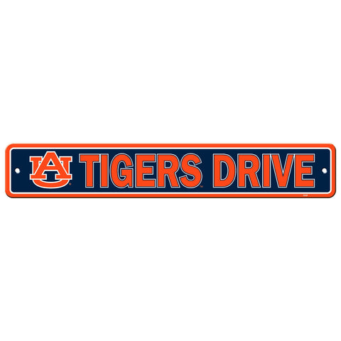 Auburn Tigers Sign 4x24 Plastic Street Style CO-0