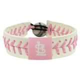 St. Louis Cardinals Bracelet Baseball Pink CO-0