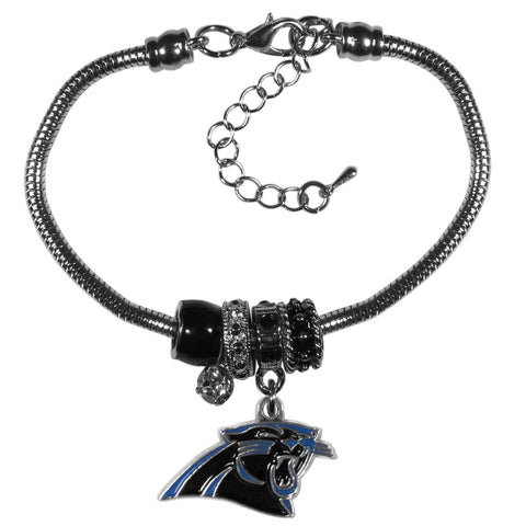 Carolina Panthers Bracelet Euro Bead Style-0