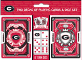 Georgia Bulldogs Playing Cards and Dice Set-0