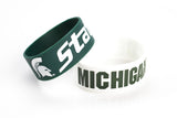 Michigan State Spartans Bracelets 2 Pack Wide - Special Order-0