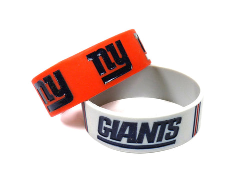 New York Giants Bracelets 2 Pack Wide-0