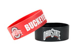 Ohio State Buckeyes Bracelets 2 Pack Wide-0