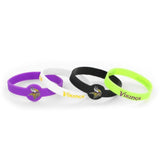 Minnesota Vikings Bracelets 4 Pack Silicone-0