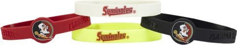 Florida State Seminoles Bracelets 4 Pack Silicone - Special Order-0