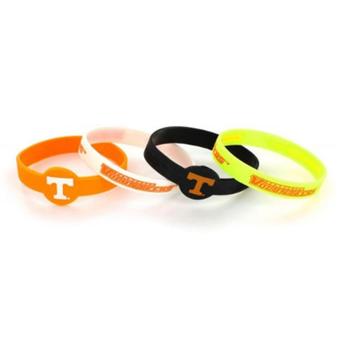 Tennessee Volunteers Bracelets - 4 Pack Silicone - Special Order-0