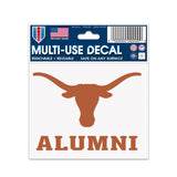 Texas Longhorns Decal 3x4 Multi Use Alumni Design-0