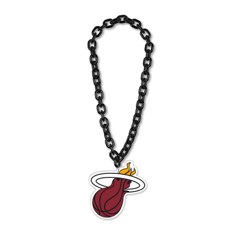 Miami Heat Necklace Big Fan Chain-0