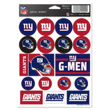 New York Giants Decal Sheet 5x7 Vinyl-0