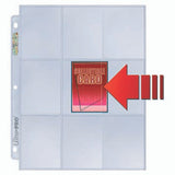 Ultra Pro 9-Pocket Pages SIde Loading (100ct)-0