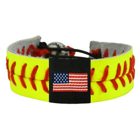 American Flag Bracelet Classic Softball CO-0