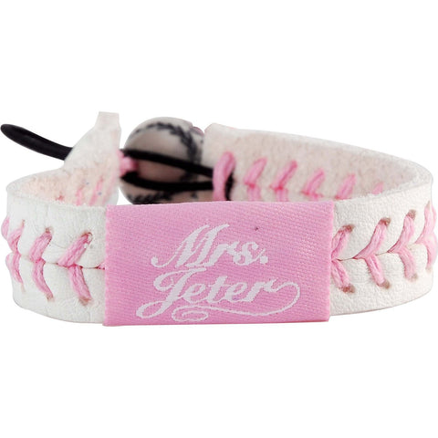 Mrs. Jeter/ New York Yankees Pink Jersey Bracelet-0