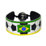 Brazilian Flag Bracelet Classic Soccer CO-0