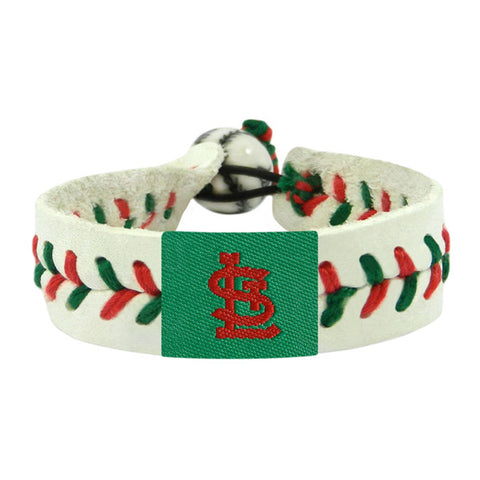 St. Louis Cardinals Bracelet Baseball Holiday Design CO-0