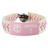 Minnesota Twins Bracelet Baseball Pink Joe Mauer CO-0