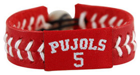 St. Louis Cardinals Bracelet Team Color Baseball Albert Pujols CO-0