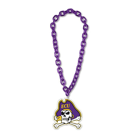 East Carolina Pirates Necklace Big Fan Chain-0